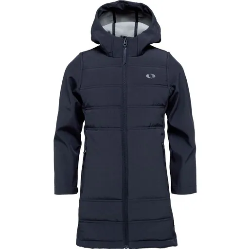 LOAP LODIN Dětský softshellový kabát, tmavě modrá, velikost 122-128