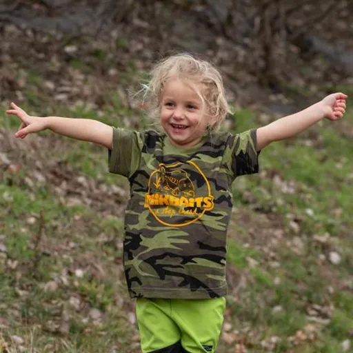 Mikbaits Dětské tričko camou,Mikbaits Dětské tričko camou