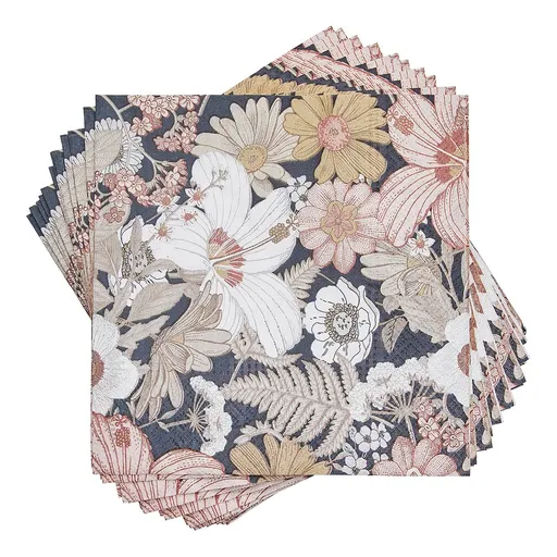 APRÈS Papírové ubrousky květiny