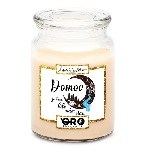 Svíčka Kde mám stan (Vůně svíčky: Vanilka)