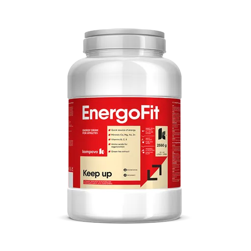 KOMPAVA Sportovní energetický nápoj EnergoFit 2550g višeň