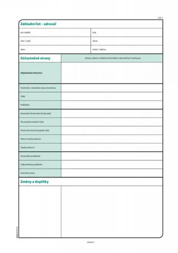 Tiskopis Stavební deník A4 samopropis 128 listů číslovaný OPTYS