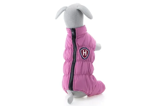 Vsepropejska Lira teplá kombinéza pro psa Barva: Růžová, Délka zad (cm): 23, Obvod hrudníku: 24 - 42 cm