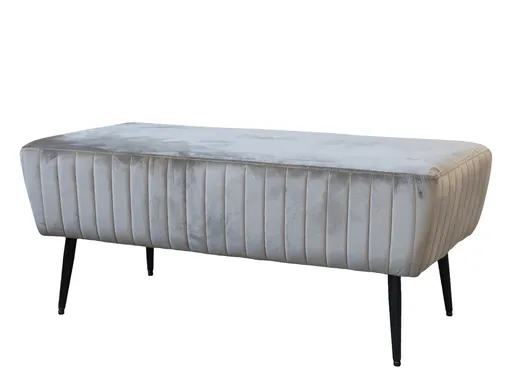 Latté sametová lavice Marat Bench velour - 100*42*50cm Chic Antique