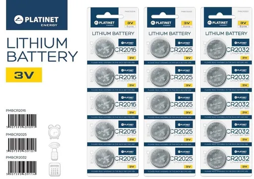 PLATINET baterie CR2025 BLISTER*5ks