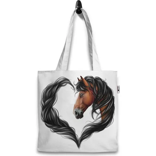 Taška Horse heart brown
