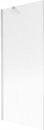 MEXEN/S Next vanová zástěna FIX 80 x 150, proužky, nikl kartáčovaná 895-080-000-00-09-97