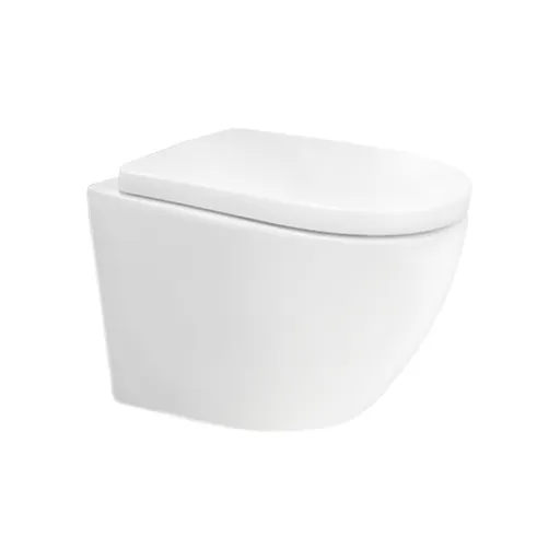 Mereo WC závěsné kapotované, Smart Flush RIMLESS, 490x370x360, keramické, vč. sedátka CSS126 VSD82T2