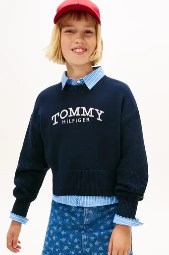 Dětský bavlněný svetr Tommy Hilfiger