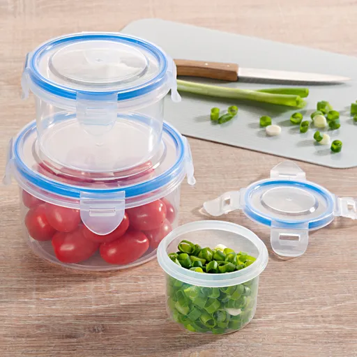 6dílná sada na udržení čerstvosti, kulatá