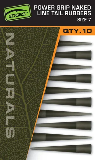 Fox Převleky Edges Naturals Power Grip Naked line tail rubbers size 7 x 10,Fox Převleky Edges Naturals Power Grip Naked line tail rubbers size 7 x 10