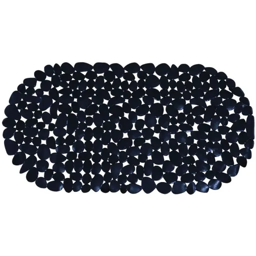 Spirella Protiskluzová podložka do vany GALETS, černá, 99 x 39 cm