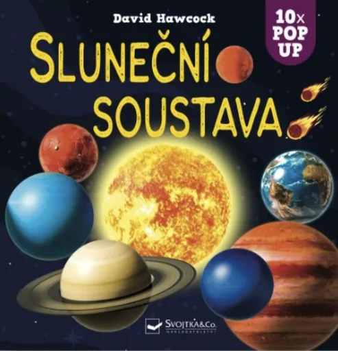 Sluneční soustava 10x POP UP - David Hawcock