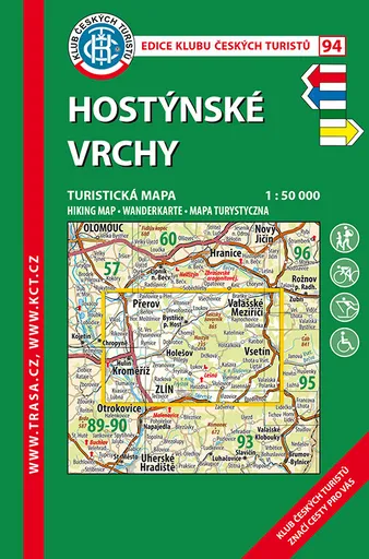 KČT 94 - Hostýnské vrchy 7. vydání 1:50 000
