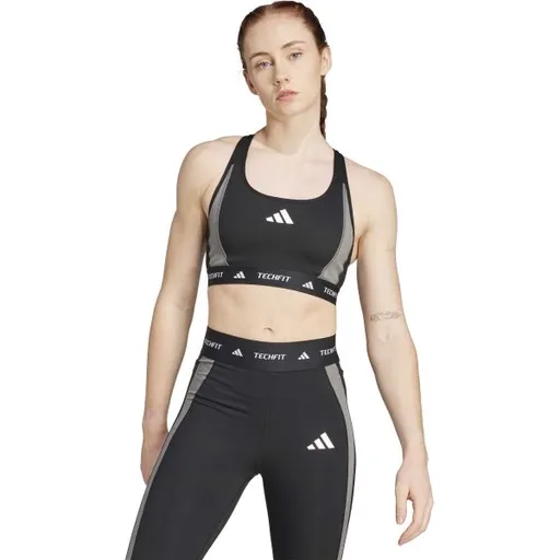 adidas TF MS CB BRA Dámská sportovní podprsenka, černá, velikost S C-D