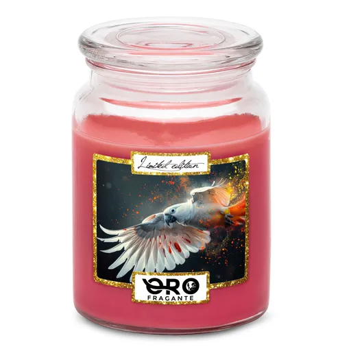 Svíčka Kakadu (Vůně svíčky: Višně v čokoládě)