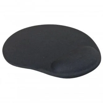 Podložka pod myš, ergonomická, gelová, černá, Logo - doprodej