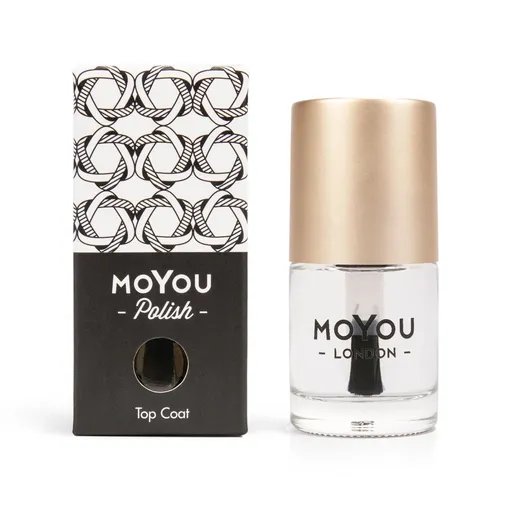 MoYou Razítkovací lak na nehty - Top Coat 9ml
