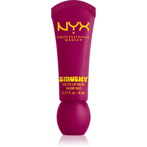 NYX Professional Makeup Smushy Matte Lip Balm balzám na rty s matným efektem odstín Silly Sippin' 8 ml