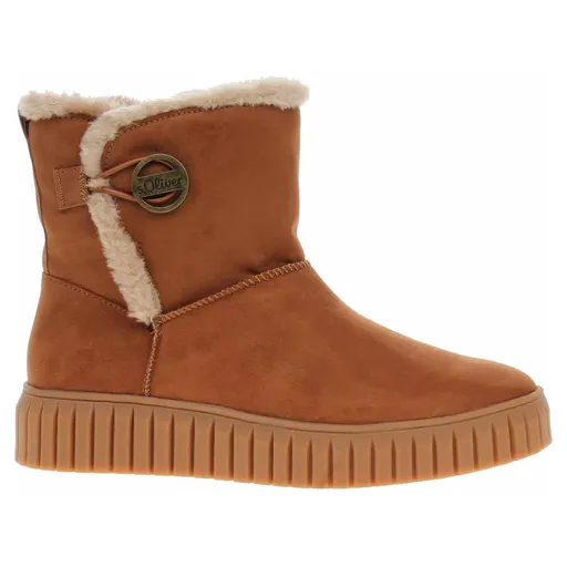 Dámské polokozačky s.Oliver 5-26418-41 cognac 40