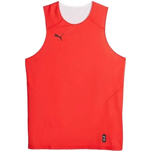 Puma HOOPS TEAM REVERSE PRACTICE JERSEY Pánský basketballový dres, červená, velikost