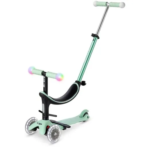 Micro MINI2 GROW DELUXE MAGIC LED Dětská koloběžka, tyrkysová, velikost