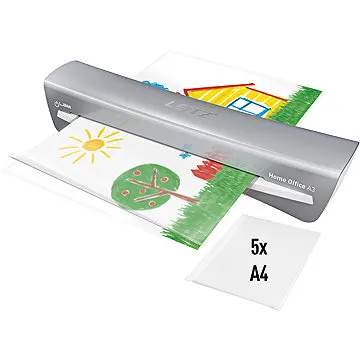 LEITZ iLAM Home Office A3 šedý (74400089)