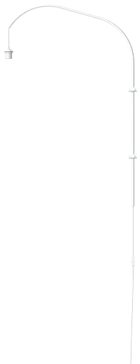 Stojan pro lampu na zeď Willow wall hanger single white H 123 cm - UMAGE