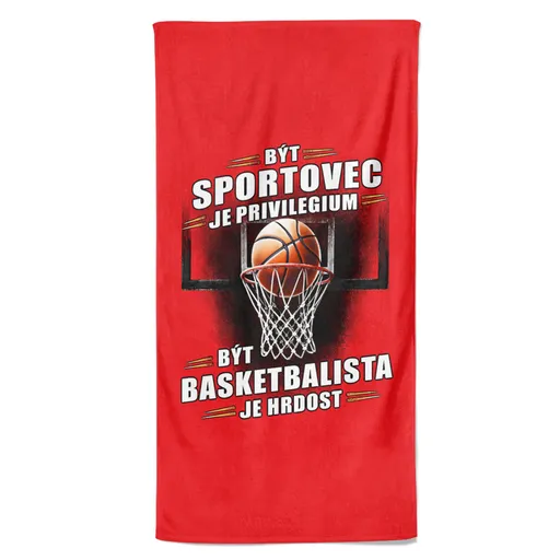 Osuška Basketbalista – privilegium (Velikost osušky: 100x170cm)