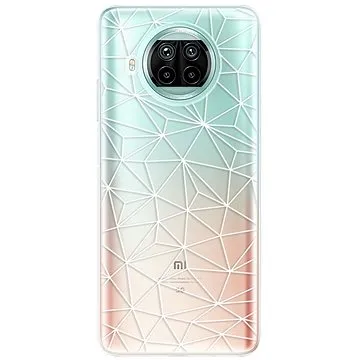 iSaprio Abstract Triangles 03 - white pro Xiaomi Mi 10T Lite (trian03w-TPU3-Mi10TL)
