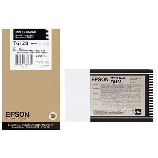 Epson C13T61280N matně černá (matte black) originální cartridge
