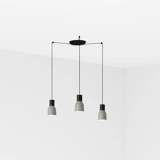 FARO KOMBO 120 závěsné svítidlo, šedá, 3L