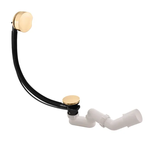 RAV Slezák Sifon vanový automat komplet, Zlatá lesklá MD0588Z MD0588Z