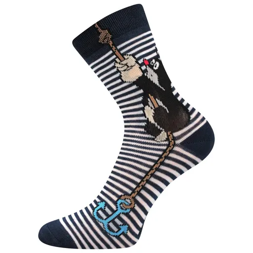 Fuski BOMA s. r. o. Dětské ponožky s Krtečkem Kotva - Tmavě modrá | 20-24