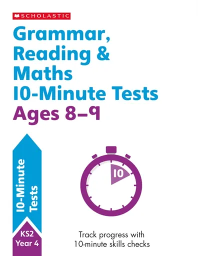 Grammar, Reading & Maths 10-Minute Tests Ages 8-9 - Paul Hollin, Giles Clare, Welsh Shelley