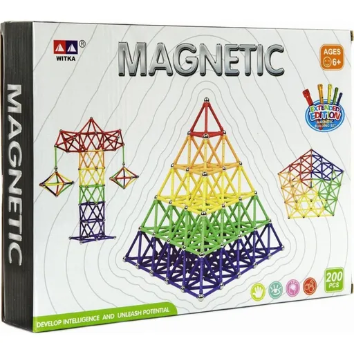 Magnetická stavebnice 200 dílků