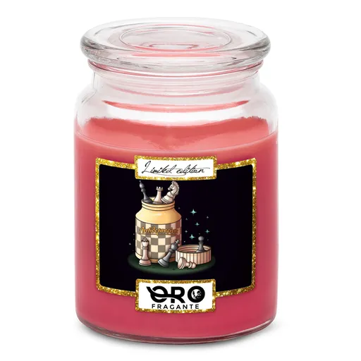 Svíčka Antidepresiva – šachy (Vůně svíčky: Višně v čokoládě)