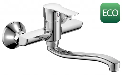 Bruckner BARON ECO 6 l/min, nástěnná baterie, chrom 612.015.12