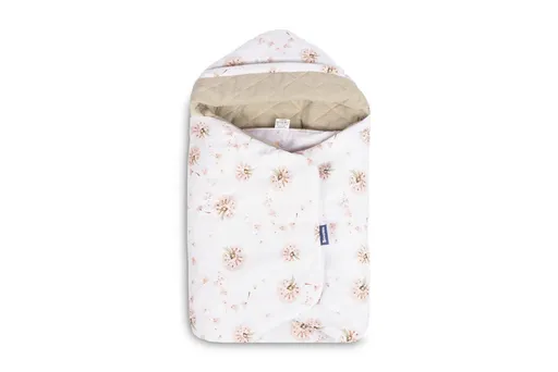 SENSILLO Zavinovačka 2v1 do autosedačky, kočárku, mušelín, bavlna, Pampeliška, béžová