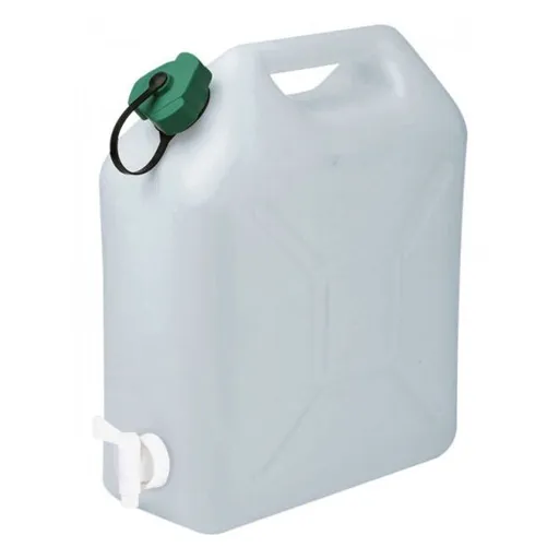 EDA JERRYCAN 5L + TAP Kanystr s kohoutkem, bílá, velikost