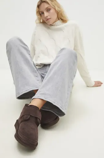 Semišové sněhule Answear.LAB