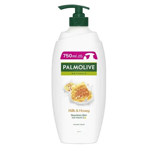 Palmolive Naturals Milk & Honey sprchový krém pumpa 750 ml