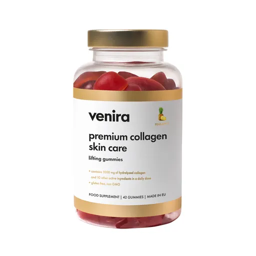 Venira Premium collagen skin care - lifting gummies ananas 42 ks