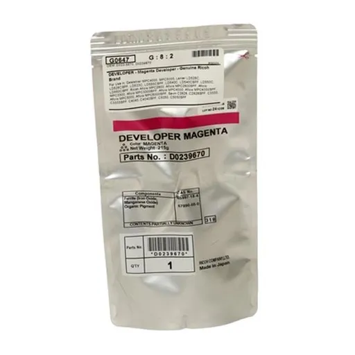 Ricoh D023-9670 purpurový (magenta) originální developer