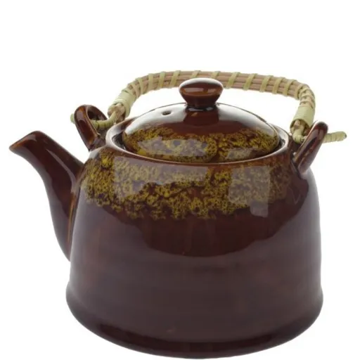 Keramická konvička na čaj 850 ml, zelená