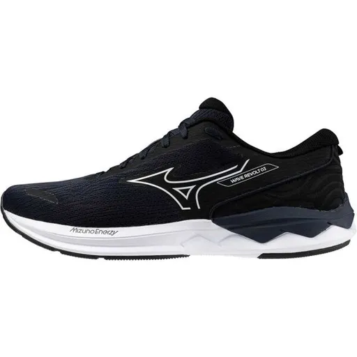Mizuno WAVE REVOLT 3 Pánská běžecká obuv, tmavě modrá, velikost 44.5