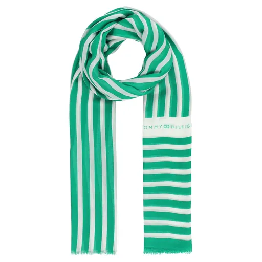 Tommy Hilfiger dámská šála AW0AW16031L4B Olympic Green