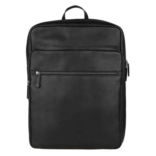 Kožený business batoh Burkely Marlo - černá