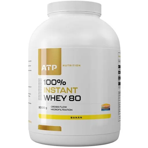 ATP NUTRITION 100% INSTANT WHEY 80 CFM 2000 G BANÁN Syrovátkový protein, , velikost
