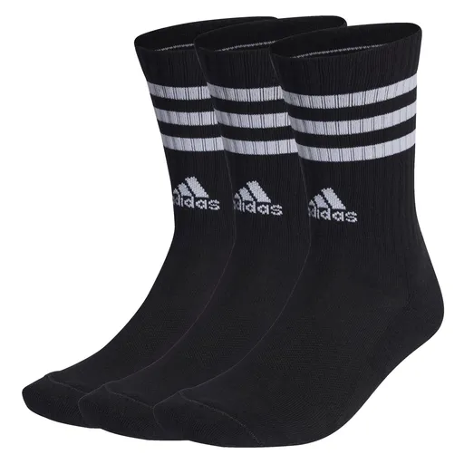 adidas 3-Stripes Cushioned Crew Socks 3 Pairs XXL